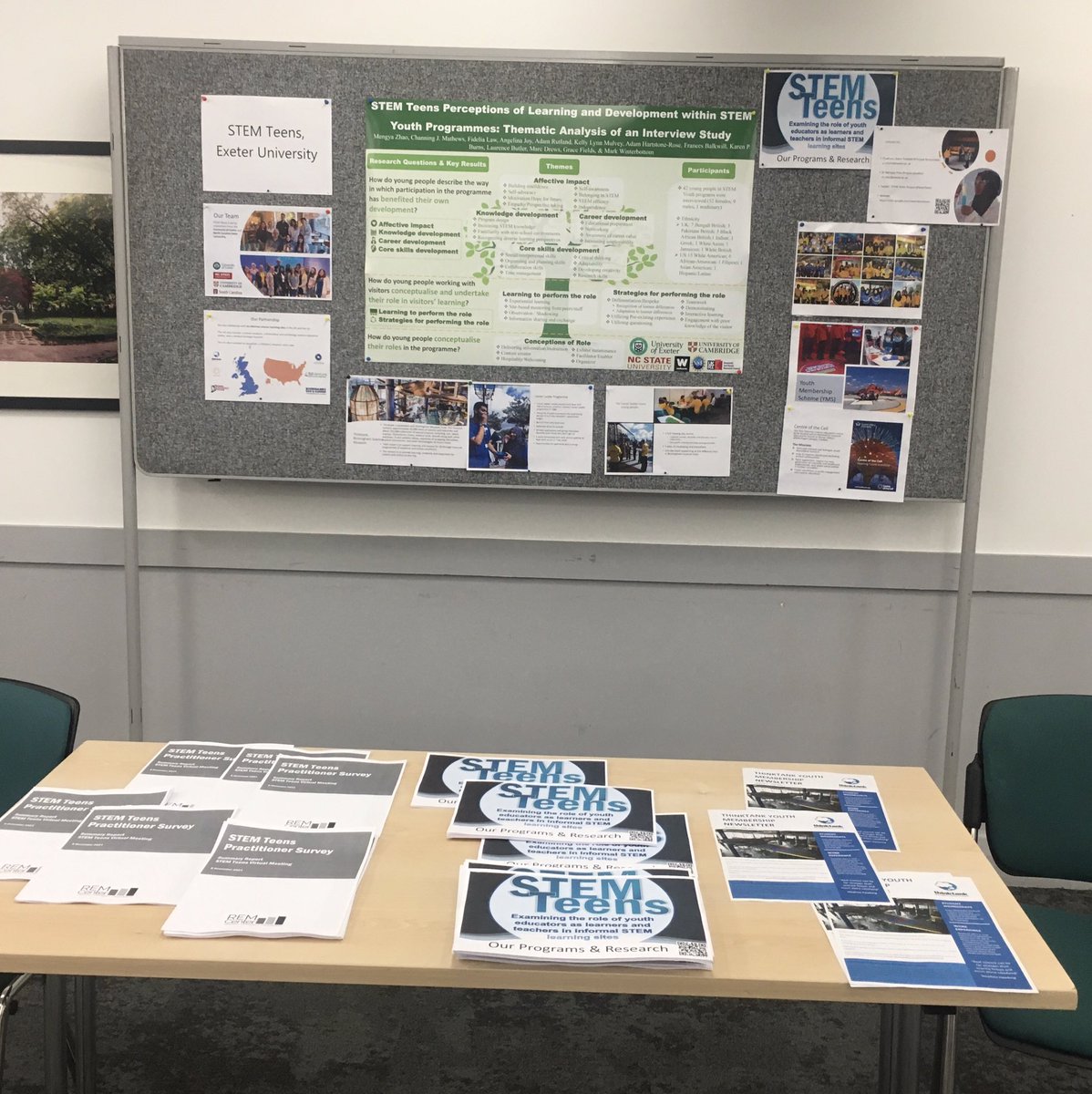 Share our project at Science leanring+ meeting at London today！<a href="/StemTeens/">STEM Teens Project</a>