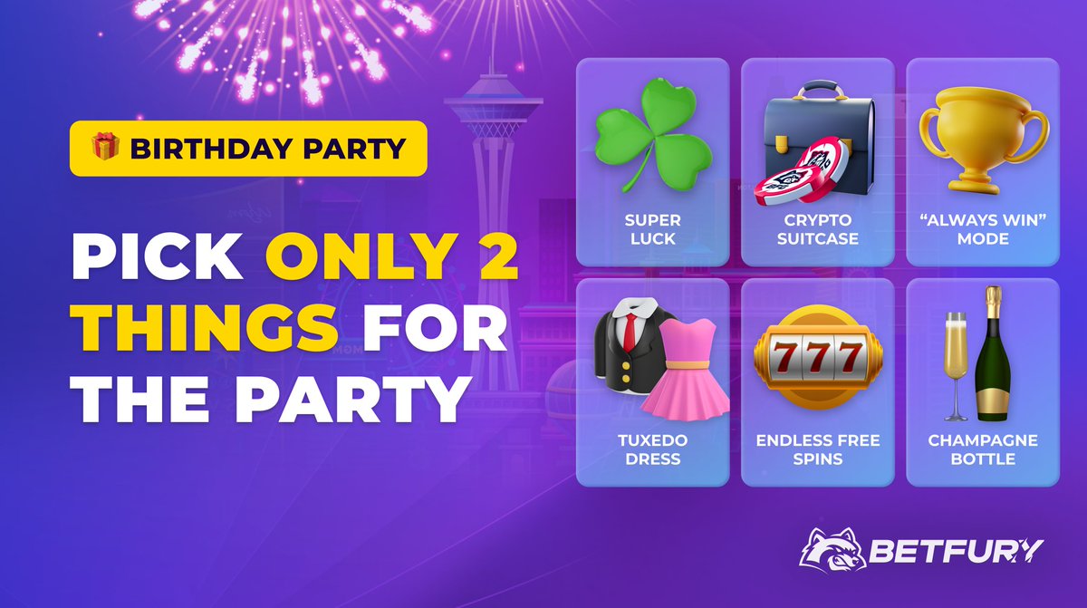 Teman-teman, #Pesta Ulang Tahun dimulai pada 27 Oktober.
Apa yang akan Anda bawa ke pesta?
Pilih 2hal &amp; tulis di komentar

#BetFury #BFG #Crypto #rewards #BTC #BNB #USDT #ETH #TRX  #bitcoincasino #onlinecasino 
@Lux_____Sky <a href="/Fier1012/">#FI ER</a> <a href="/coinkit_/">CoinKit</a> com 5 50 btc