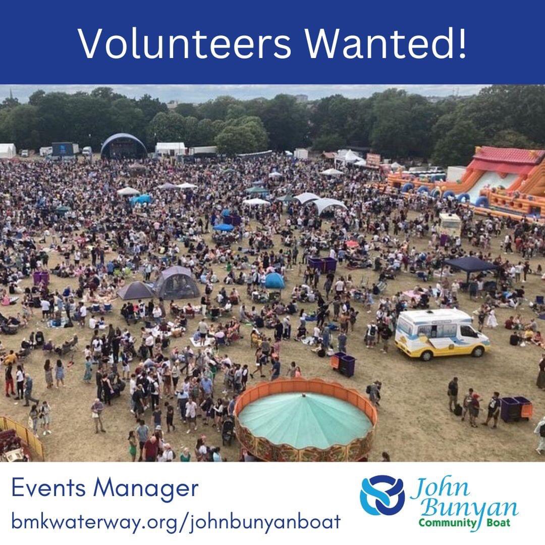 We're looking to recruit an Events Manager for the John Bunyan Boat.

If you'd like to find out more, head to

bmkwaterway.org/johnbunyanboat/

#volunteer #boat #bedford #bedfordriver #events #boatcrew