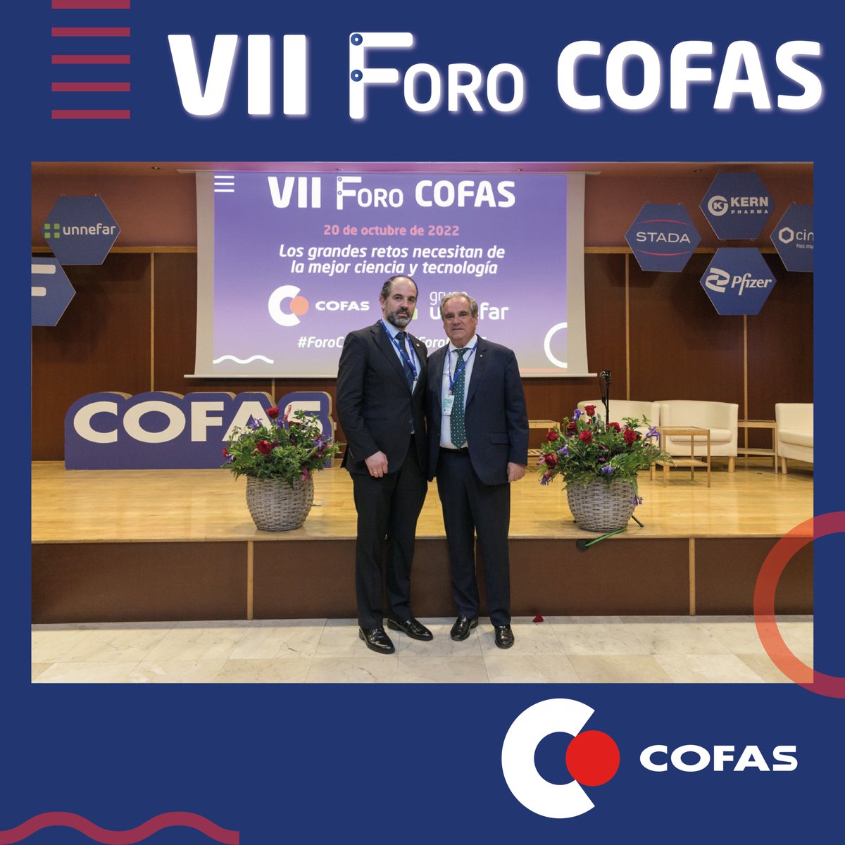 iCOFAS's tweet photo. Muchas gracias a nuestros compañeros por acompañarnos y apoyarnos en un día tan especial

#VIIForoCOFAS
#ForoCOFAS
#LosGrandesRetosNecesitanDeLaMejorCienciayTecnología
#ExpofarmaPresencial https://t.co/65Um7ngBzn