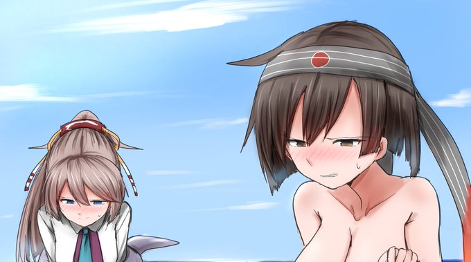 skebリクエストの飛龍さんと風雲ちゃんです。 