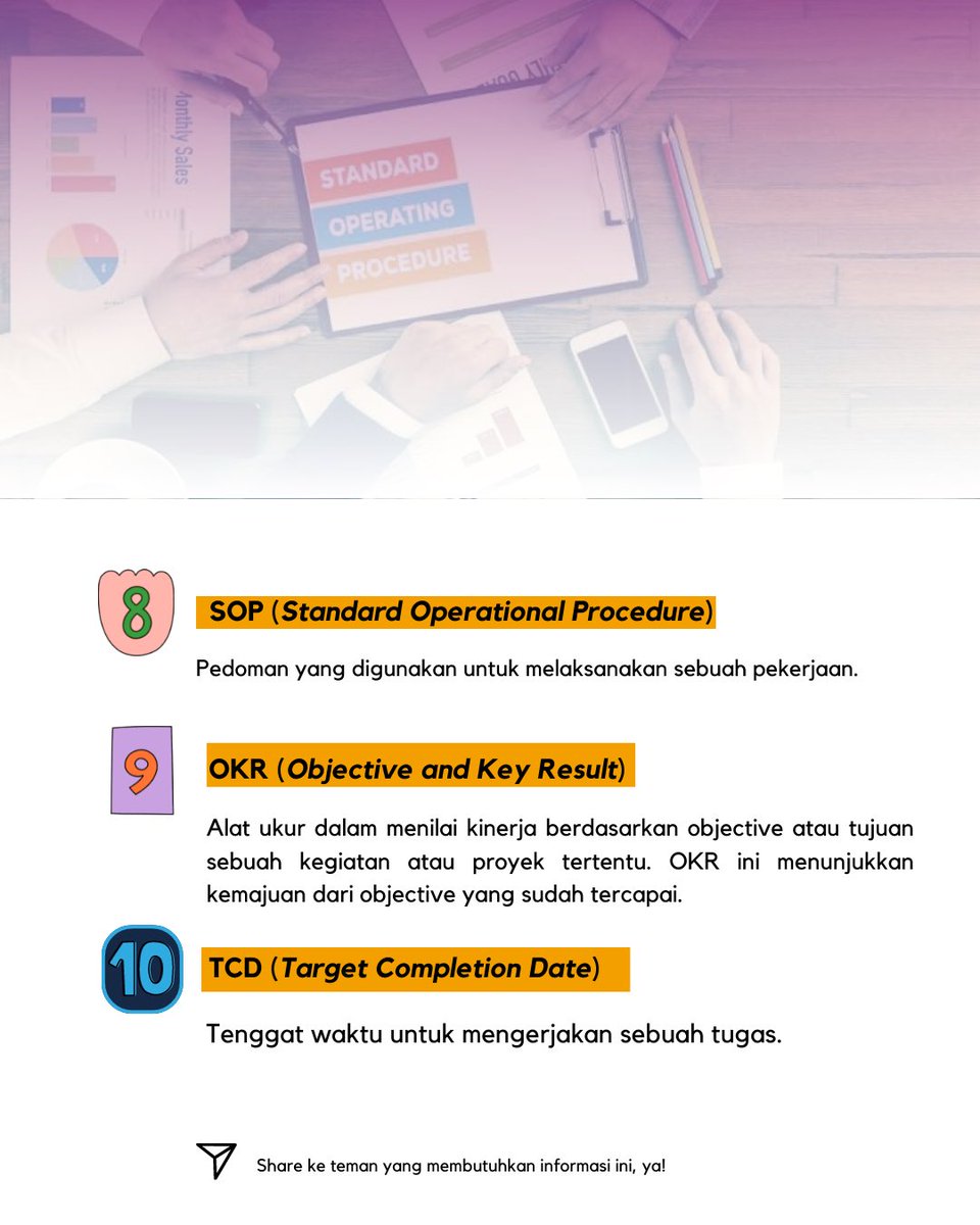puwanid's tweet photo. ParaPuwan familliar nggak nih dengan istilah - istilah diatas? 🤩 
Yang pasti kita memahami istilah - istilah diatas agar tidak bingung saat berkomunikasi dengan atasan, atau teman di kantor, ya, ParaPuwan.. #karirpuwan https://t.co/nSIozJdRh0