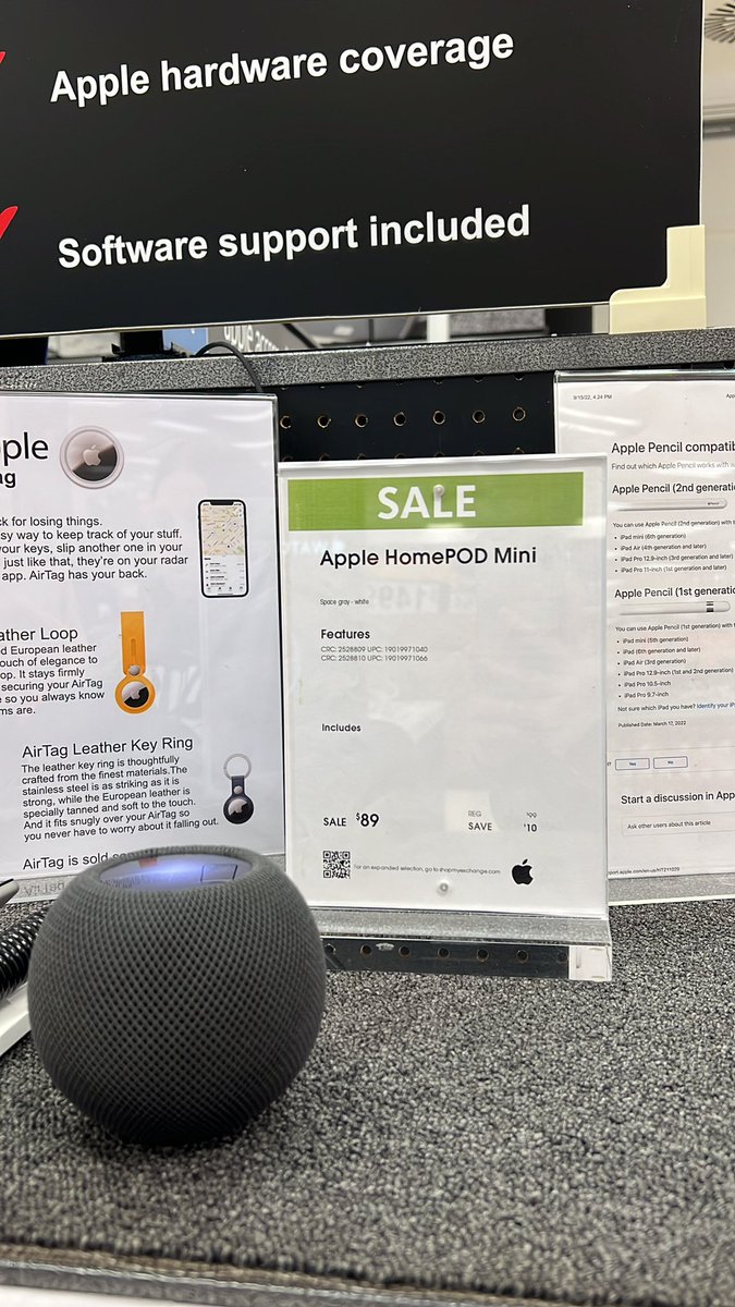 AppleRepGraf's tweet photo. HomePod Mini is on sale! https://t.co/5uEF9G5FS5