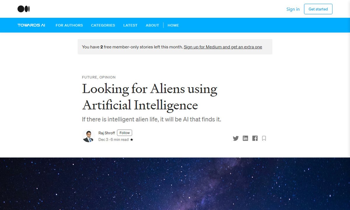 botcide's tweet image. Looking for Aliens using Artificial Intelligence
#aliens #thing #allentelescopearray #stars #navypilots #chatbot
via @medium
☛ medium.com/towards-artifi…