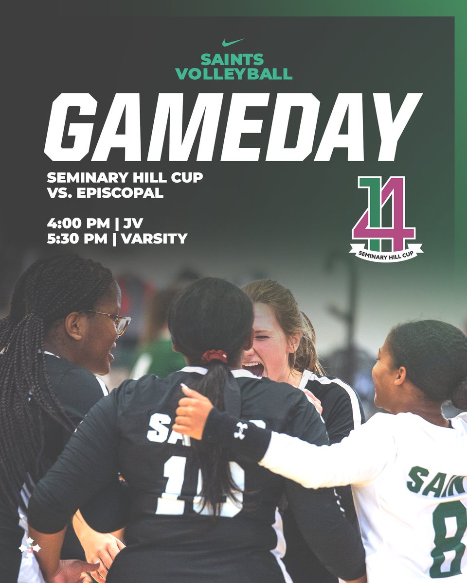 SSSAS_Athletics's tweet photo. 🏐 SEMINARY HILL CUP | Saints vs Episcopal

🆚 Episcopal
📅 Friday, October 21, 2022
⏰ 4:00 PM | JV
⏰ 5:30 PM | Varsity
📍 SSSAS

#onesaint @seminaryhillcup @SSSAS_VBall https://t.co/2huIBS2rap