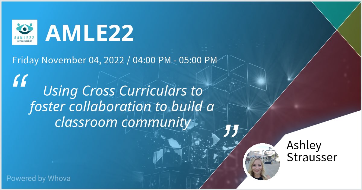 I am speaking at AMLE22. Please check out my talk if you're attending the event! #AMLE22 - via #Whova event app! Less than two weeks until this incredible event!! 🤩🌎📖