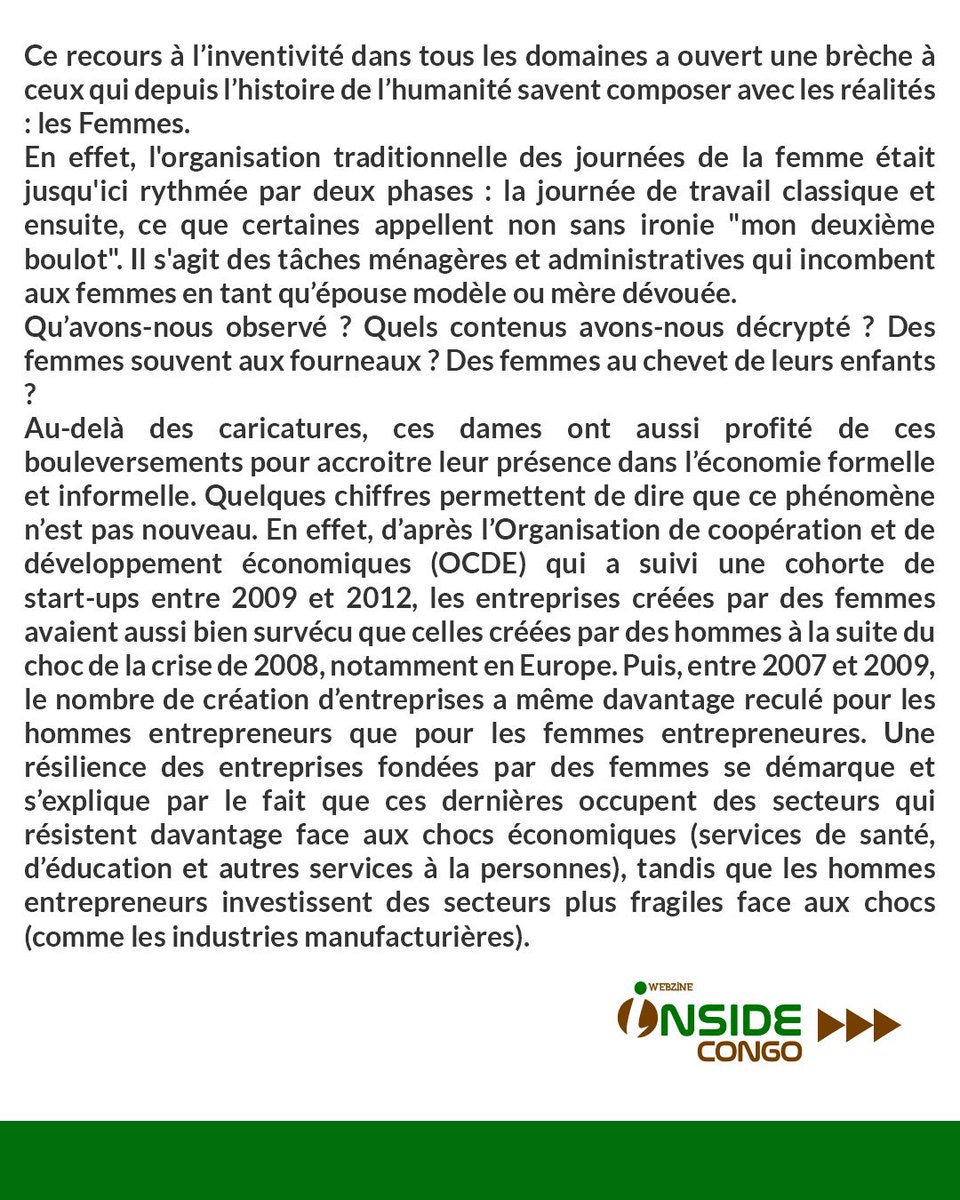 InsideCongo242's tweet photo. Société
Héroïnes des temps modernes
Noellie Tamaris Ngombe
#inside #brazzaville #webzine #insidecongo242 #insidecongo #congobrazzaville #congobrazzaville242🇨🇬 #congobrazzaville🇨🇬 https://t.co/by0l9YSIey