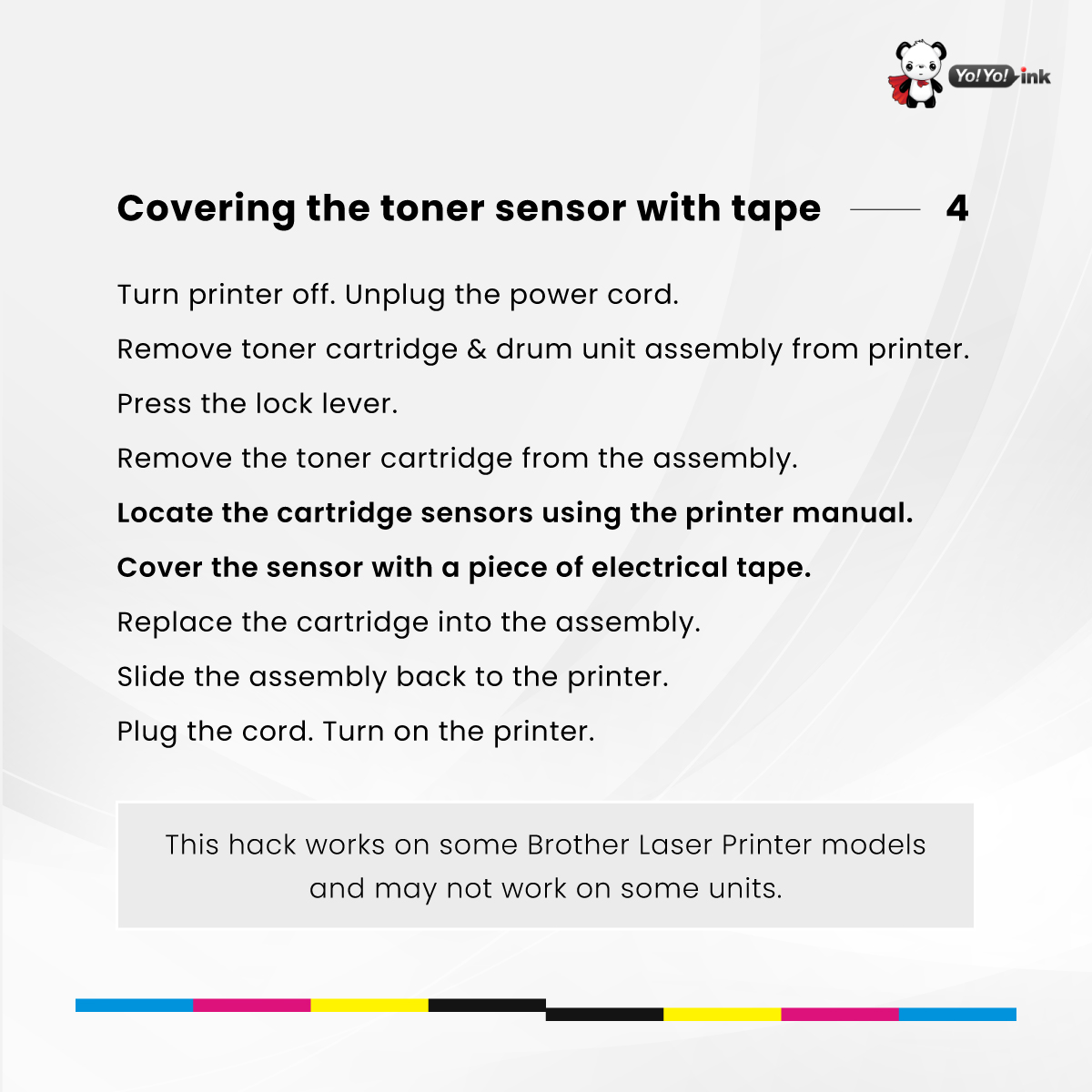 yoyoink's tweet image. A Brother toner yields high-volume printouts but is not cheap to replace. We recommend several tips to save on toner before going to the bin.

yoyoink.com/articles/broth…

#brotherprinter #brothertoner