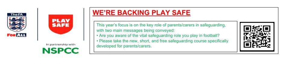 CranbrookUtd's tweet photo. Parents/ Carers, 

Please take a look at the attached picture and QR code. As part of our on-going commitment to safeguarding for all, we are asking as many parents/ Carers or people that watch regularly to complete this short safeguarding course. https://t.co/Fu81nFYcW8