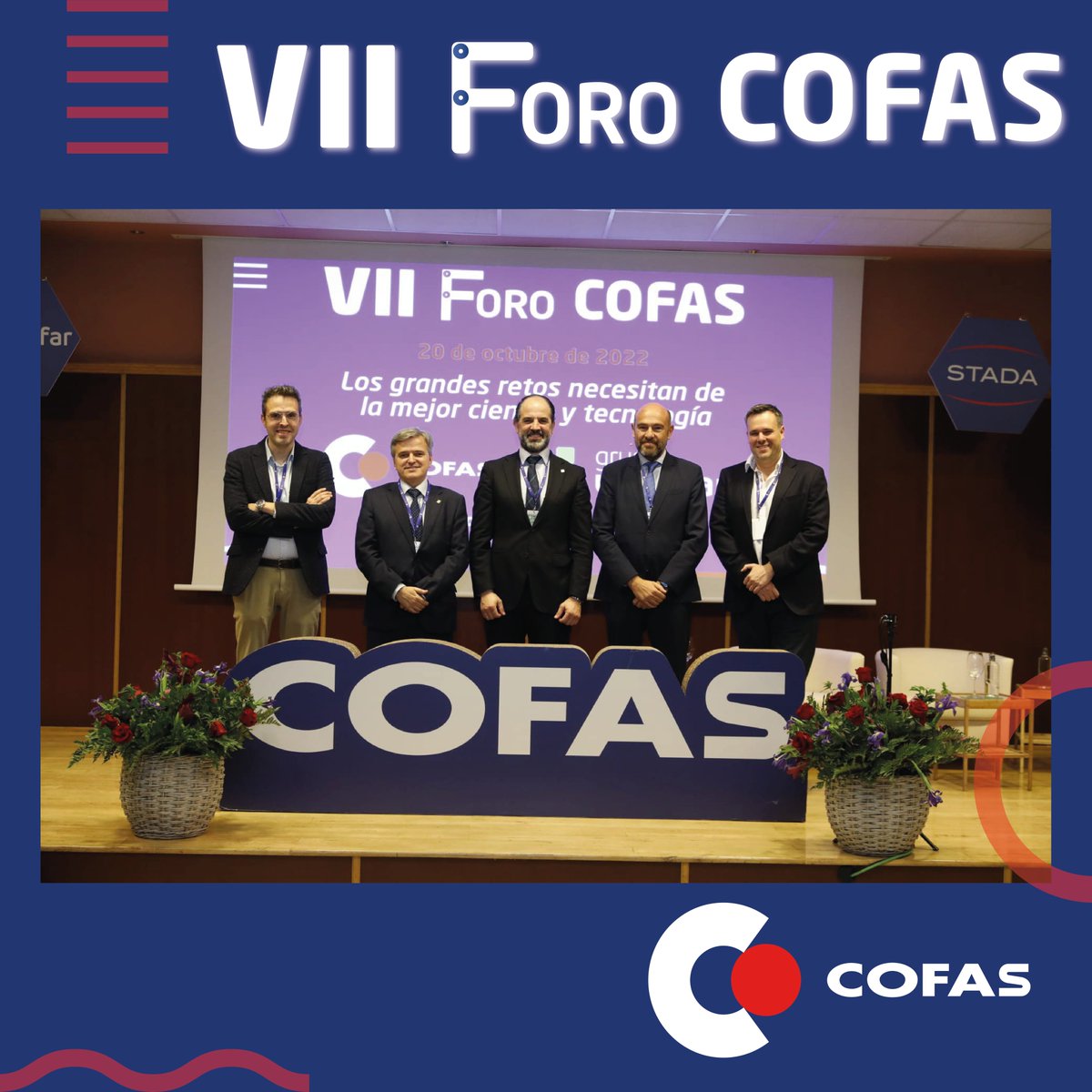 iCOFAS's tweet photo. Muchas gracias a nuestros compañeros por acompañarnos y apoyarnos en un día tan especial

#VIIForoCOFAS
#ForoCOFAS
#LosGrandesRetosNecesitanDeLaMejorCienciayTecnología
#ExpofarmaPresencial https://t.co/95ABvj2lU7