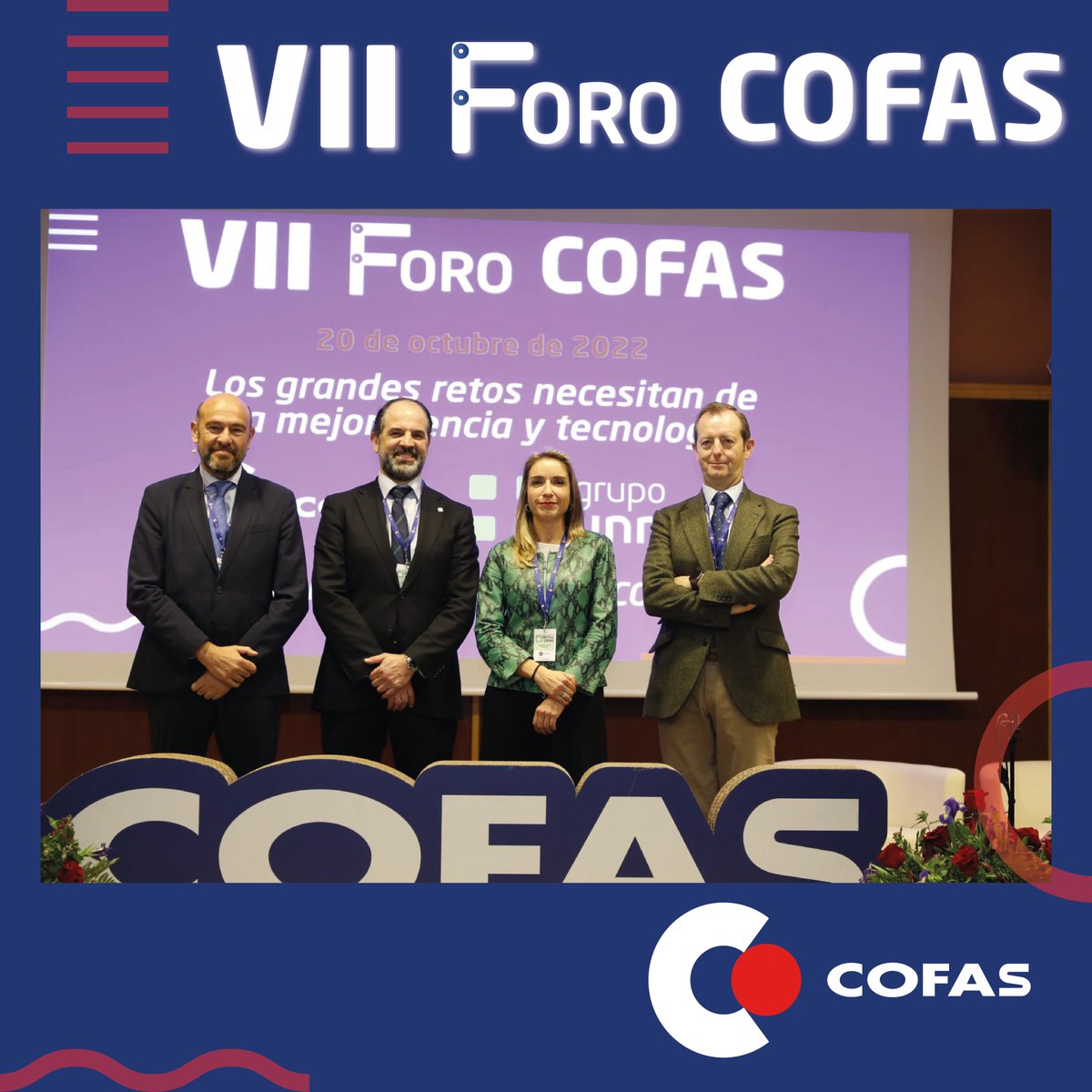 iCOFAS's tweet photo. Muchas gracias a nuestros compañeros por acompañarnos y apoyarnos en un día tan especial

#VIIForoCOFAS
#ForoCOFAS
#LosGrandesRetosNecesitanDeLaMejorCienciayTecnología
#ExpofarmaPresencial https://t.co/95ABvj2lU7