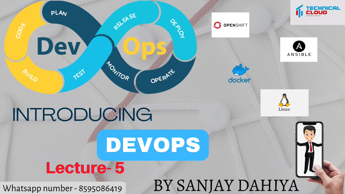 TechnicalCloud8's tweet photo. Learn DevOps and real industry-based knowledge Lecture-5
Trainer Name - Sanjay Dahiya 
#devopstuttorial #devopstools #devopsjobs #technicalconsultant #devopstraining #devopsdeveloper #devopsworld #devops #devopsmasterprogram #devopsvideo #devopstraining #technicalcloudknowledge https://t.co/kjVjCtWBLe