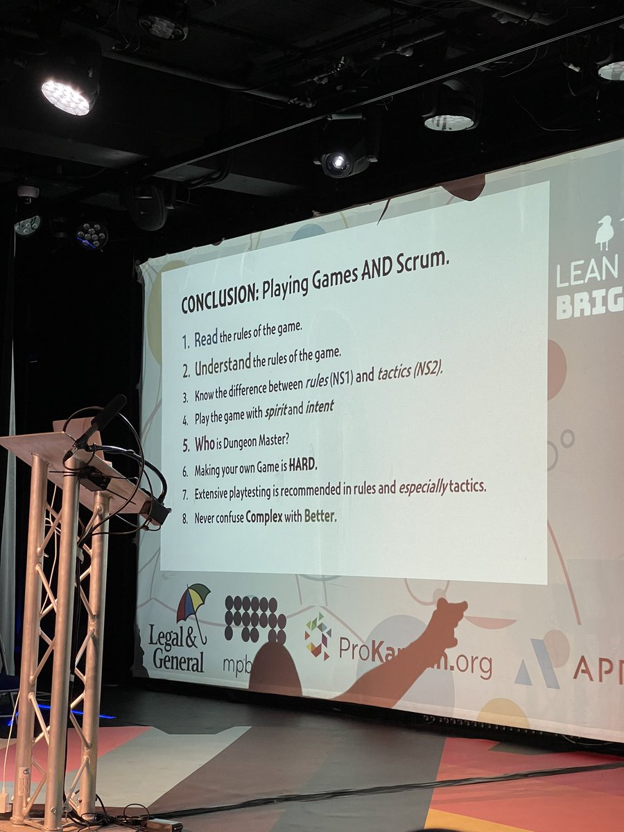 leanagilebtn's tweet photo. Next up at @IronworksBTN @nigelebaker schools us on the importance of well thought out rules and process #freeparkingisnotarule #labtn22 #readthemanual #sixdaysofmonopoly #brightontech #greatprocessdevelops #goodprocessdecays #complexitydoesnotneedtobecomplex https://t.co/xJ6W78CCPi
