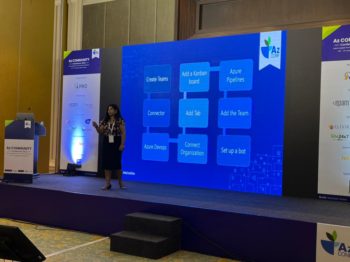 whatsupcoders's tweet photo. Feeling great to be back again for in person event, wonderful audience @AzConfDev it was refreshing to share my views on @azure usage in @MicrosoftTeams @m365dev
#azure 🎉🎊🎉 https://t.co/8NqT6T7hAL