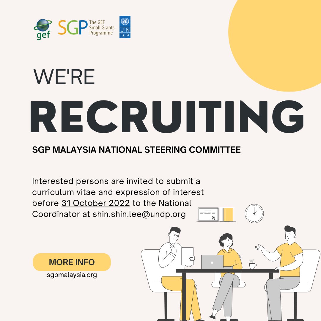 Small Grants Programme Malaysia tweet media