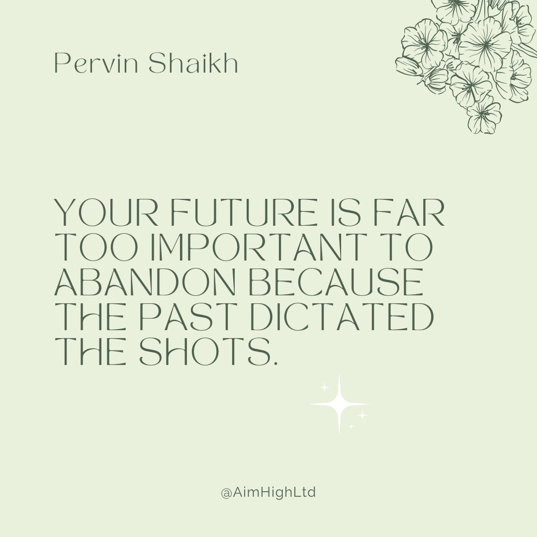 Learn from the past. Use today to help you choose steps for a better tomorrow. #AimHigh #makeyourownlane #entrepreneur #leadership #startup #successtrain #fridaymotivation