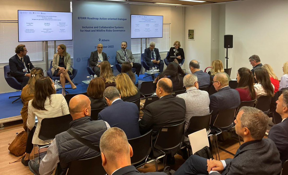 UNDRRArabStates's tweet photo. The #EFDRR Roadmap Action-oriented Dialogue in Greece🇬🇷 concluded with important discussions addressing the issue of climate emergency among actors from Eastern Mediterranean countries at the highest political and technical level.
@UNDRR @UNDRR_ECA @GSCP_GR https://t.co/lsOiT2VsyO