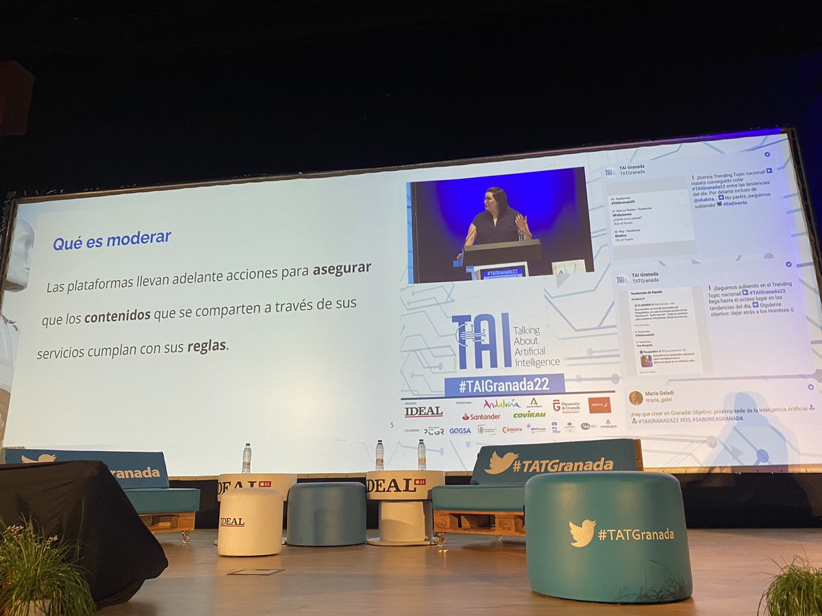 CarlosRojas_PPA's tweet photo. #TAIGranada22   Innovadoras e instructivas ponencias sobre #AI   Un gran potencial el de #Granada Gracias @ideal_granada https://t.co/Jy4tJydz0n