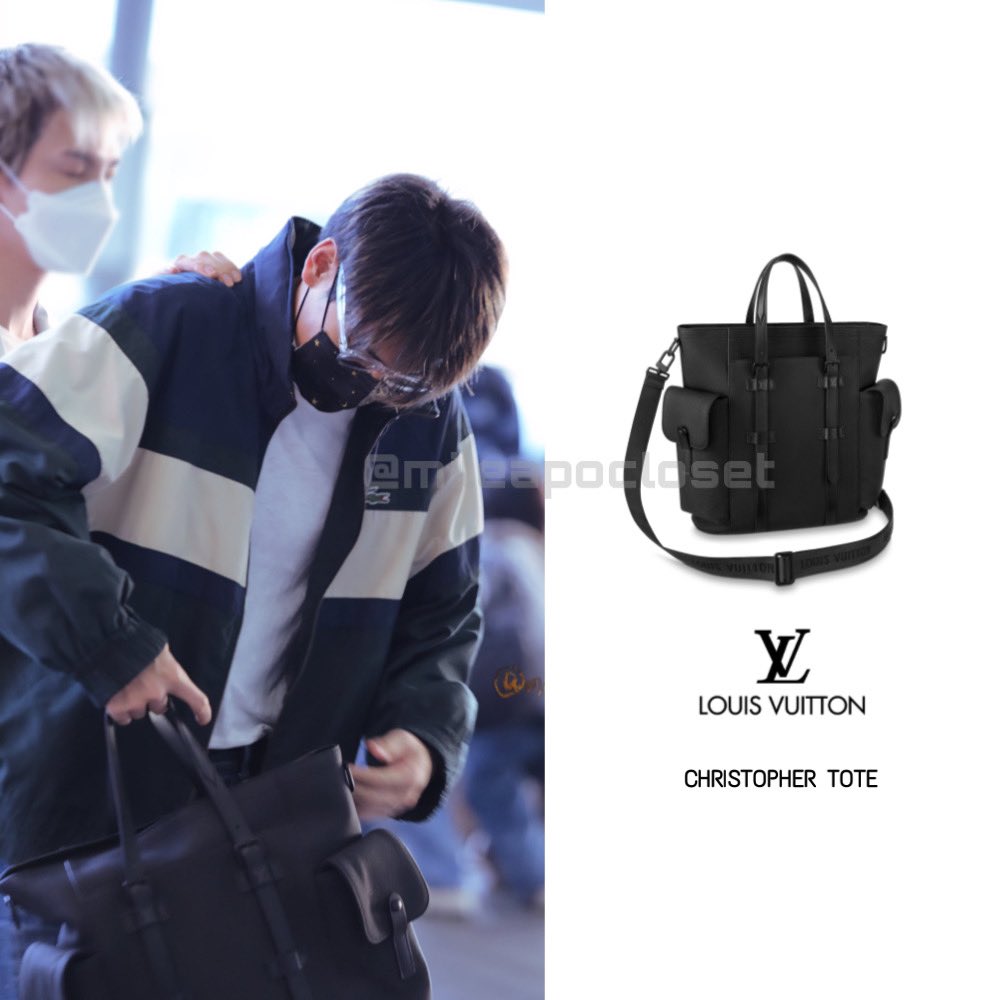 MILEAPOCLOSET on X: #Nnattawin is with Louis Vuitton's tote bag for his  Manila tour today. Apo and his love for tote bag. Sometimes people like to  side eyeing men who like to