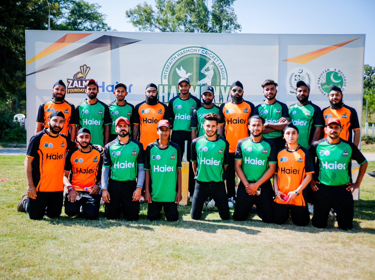 FoundationZalmi's tweet photo. Young players from Hindu, Sikh, Christian, Muslim, and other communities came together in the same ground to show the world that Pakistan is a peaceful nation where people of different religions &amp; faiths coexist peacefully as one nation. 

#BringingCommunitiesTogether 
#HCL2 https://t.co/8JhPqsRPnJ