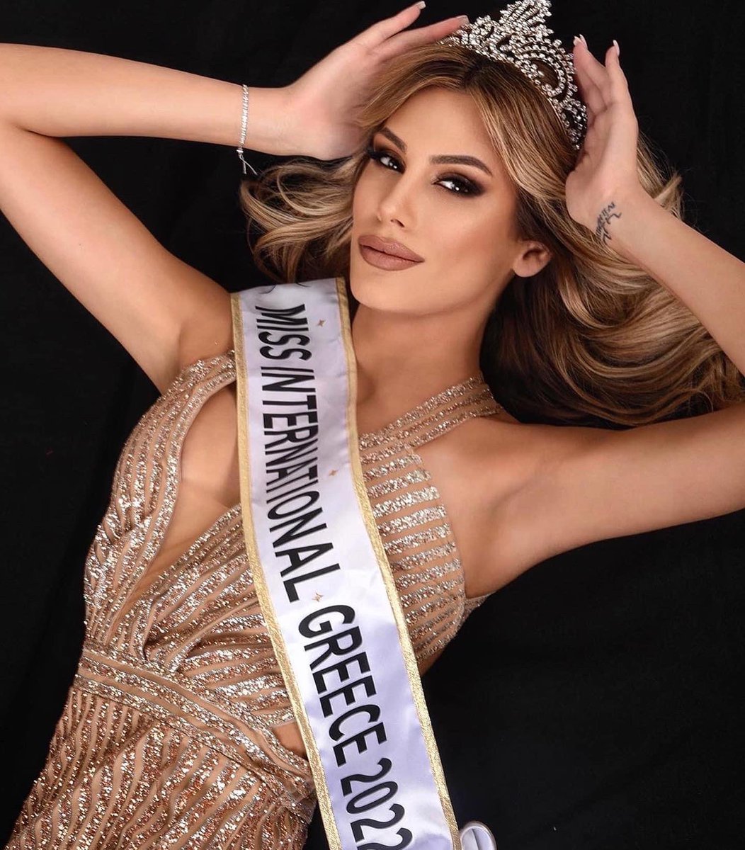 MissInterOrg's tweet photo. 23-year-old Anna Pavlidou is Miss International Greece 2022!  Anna is the reigning #StarHellas 2021 and will be representing her wonderful nation in the #60thMissInternational to be held on December 13th in Tokyo, Japan! 
#MissInternational2022 #MissHellas #Greece #ElegantBeauty https://t.co/es55xMVtJJ