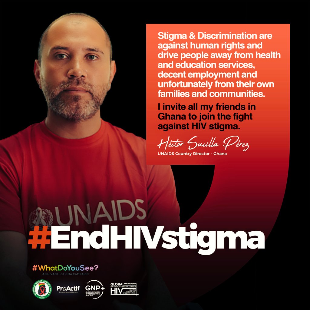 ghana_nplus's tweet photo. The effect #Stigma has on persons living with HIV can not be overemphasised. 

Let's all tale a stand against #HIVStigma

#WhatDoYouSee 
#EndHivStigma 
#TreatPeopleRight 
#GlobalPartnership https://t.co/mwNFYJxysg