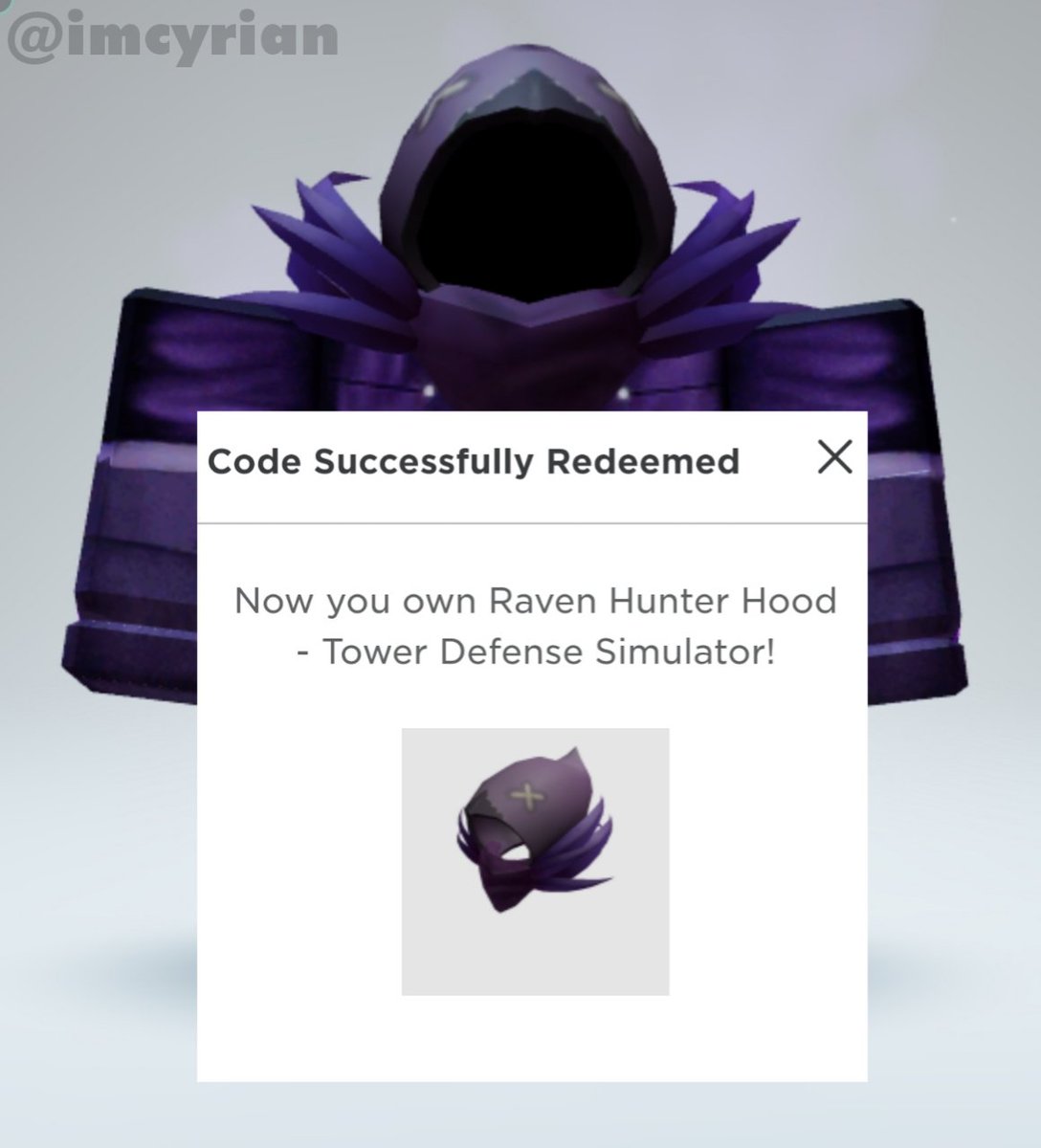 PRIME] How to get the RAVEN HUNTER HOOD HAT & TDS PRIME RAVEN