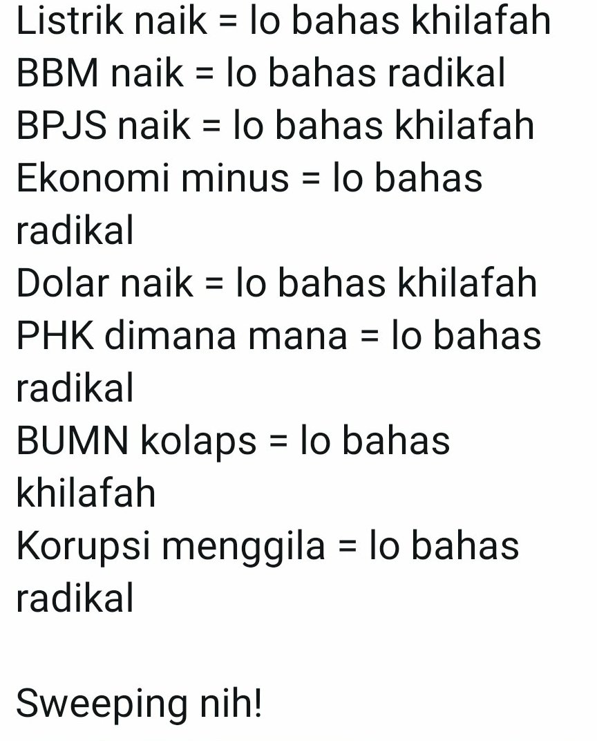 alfati007's tweet photo. @Miduk17 @Miduk17  elo gak goblok kan? 🤭🤭 https://t.co/JDRLeR7NSI