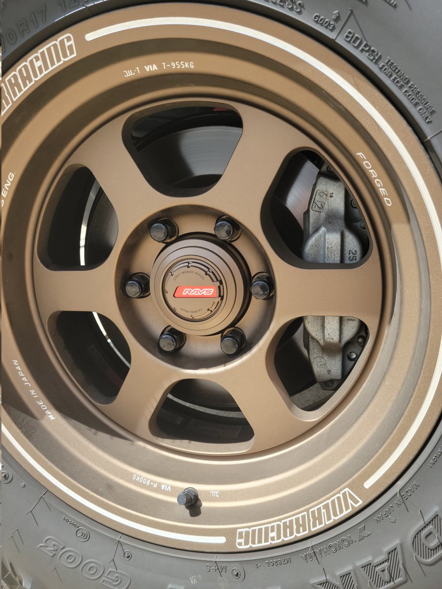 510YU_KI's tweet photo. ホイールにキャップを取り付けてみた
#レイズホイール
#TE37XT
#鍛造はいいぞ https://t.co/DYQNnNQGId
