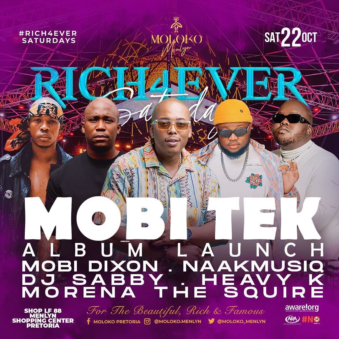 Moloko_Menlyn's tweet photo. Come party with us tonight 
Then join us tomorrow for the Album launch @mobidixon @NaakMusiQ @HeavykDrumboss https://t.co/srWFhUtztp