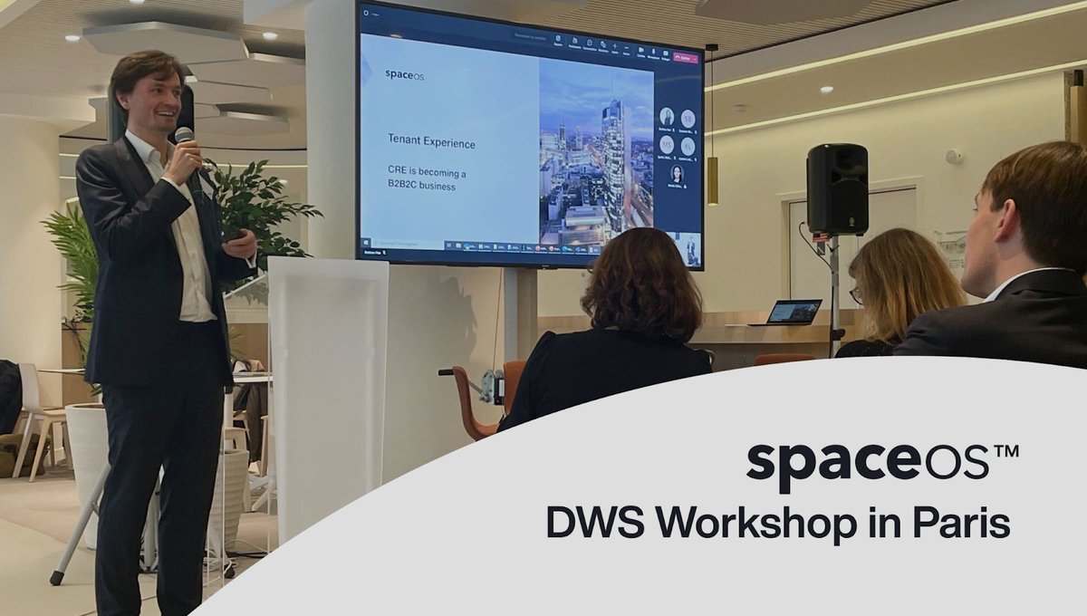 We travel the world, we digitise your spaces 🚀
This time we were hosted by <a href="/DWS_Group/">DWS Group</a> in Paris! As a guest speaker, <a href="/MMWorkplace/">Maciej Markowski</a> had a chance to discuss the increasing importance of tenant experience for B2B2C model.
Happy tenants are your no.1 long-term investment 🙌#proptech