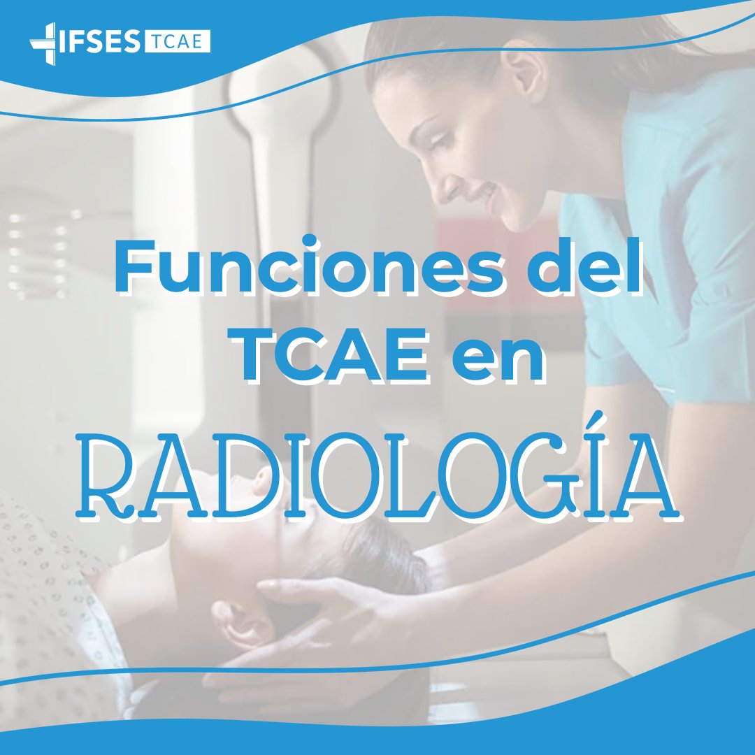 ¿Qué hace un #TCAE en...? ⚡️ RADIOLOGÍA

✅ Atiende al paciente.
✅ Ayudan en la preparación del material radiológico de cada paciente.
✅ Organiza y clasifica las radiografías.
✅ Mantiene limpias las salas. 
✅ Colabora estrechamente con los Técnicos de Rayos.