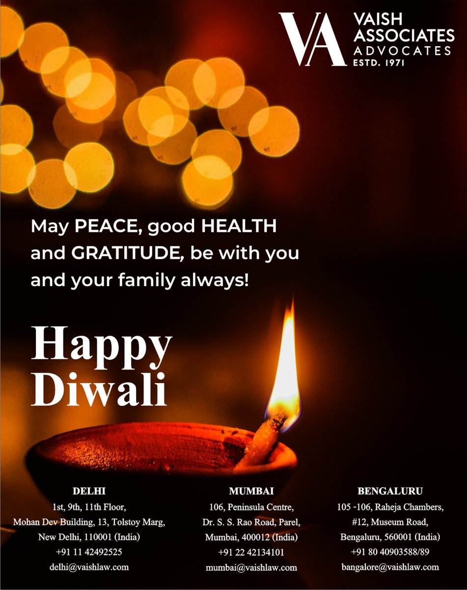 VaishLaw's tweet photo. Wish you a very very Happy Diwali.

#happydiwali ##happydiwali2022 #diwali #diwali2022 https://t.co/uAv0AztotF