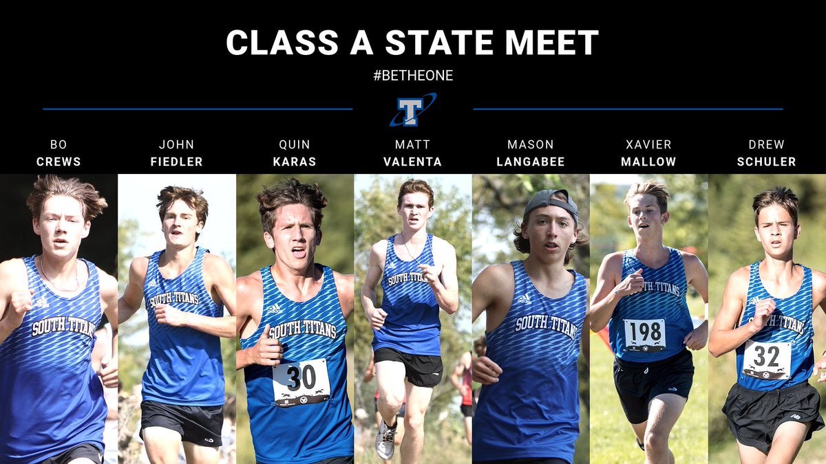 Titanrunning's tweet photo. State Meet!  3:00 today. Let’s go Titans! https://t.co/6VlUVAym8i