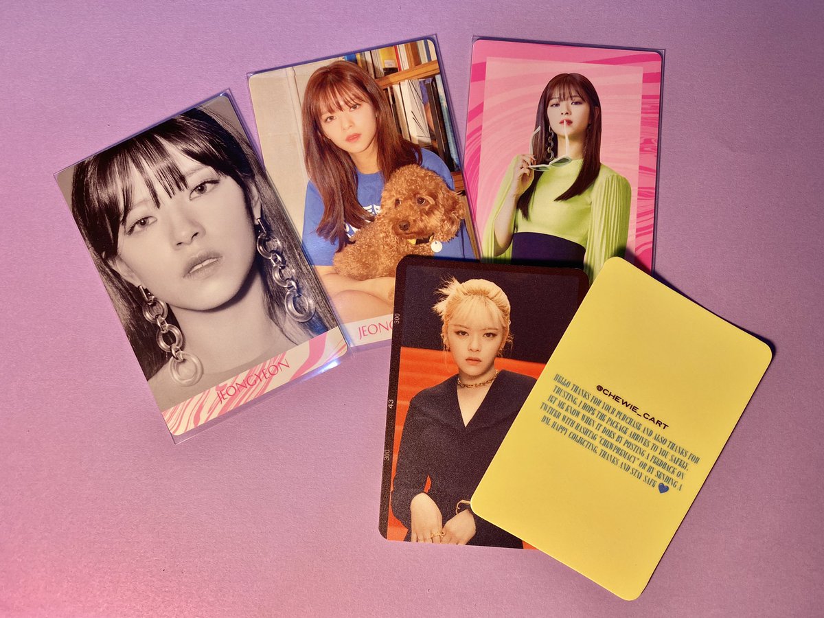 redaplcart's tweet photo. ∙ ⥽ @chewie_cart ⥼ ∙
 
Jeongyeon pobs are here na po, the pcs are in good condi ^^ thank u so much for the hassle free transaction <3 

#chewpremacy
#redaplmails https://t.co/2anHkYJpYr