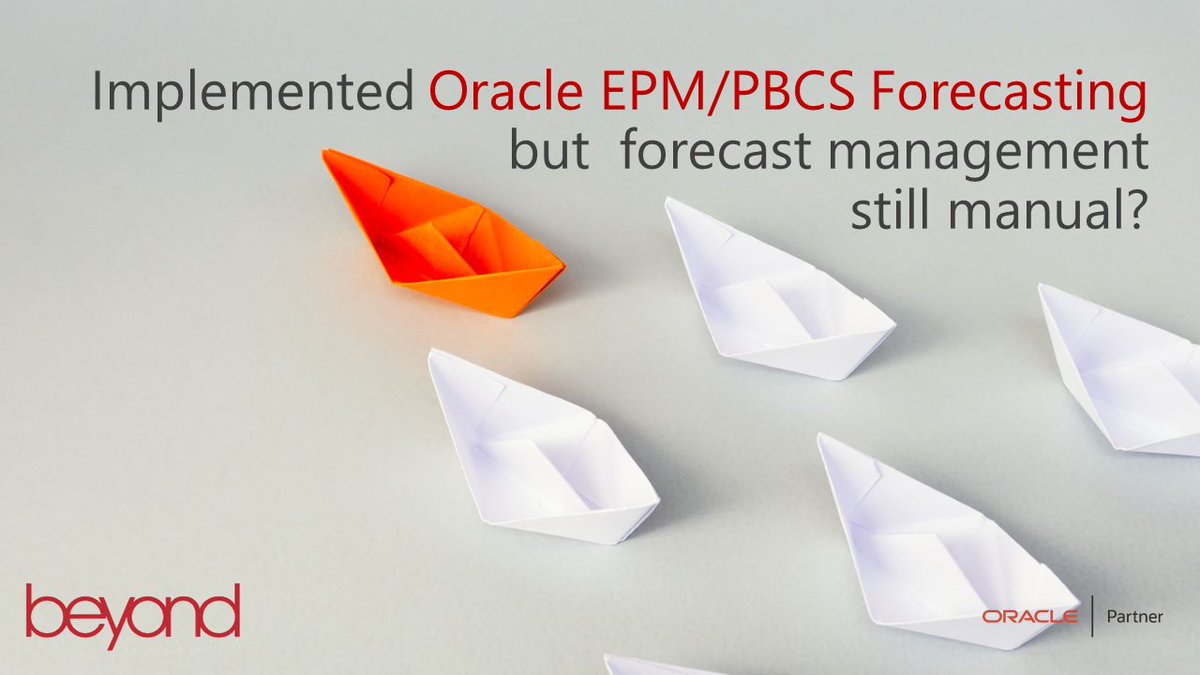 beyondsystems's tweet photo. Have you got #Oracle EPM/PBCS #Forecasting &amp; need to streamline the forecast amendment and annotation process? Empower budget holders to become self sufficient https://t.co/6zPx4VOk5q
#oracle #epm #cloud #pbcs #forecasting #financeleaders #forecastmanager #emeapartners https://t.co/XwP8fKk9zk