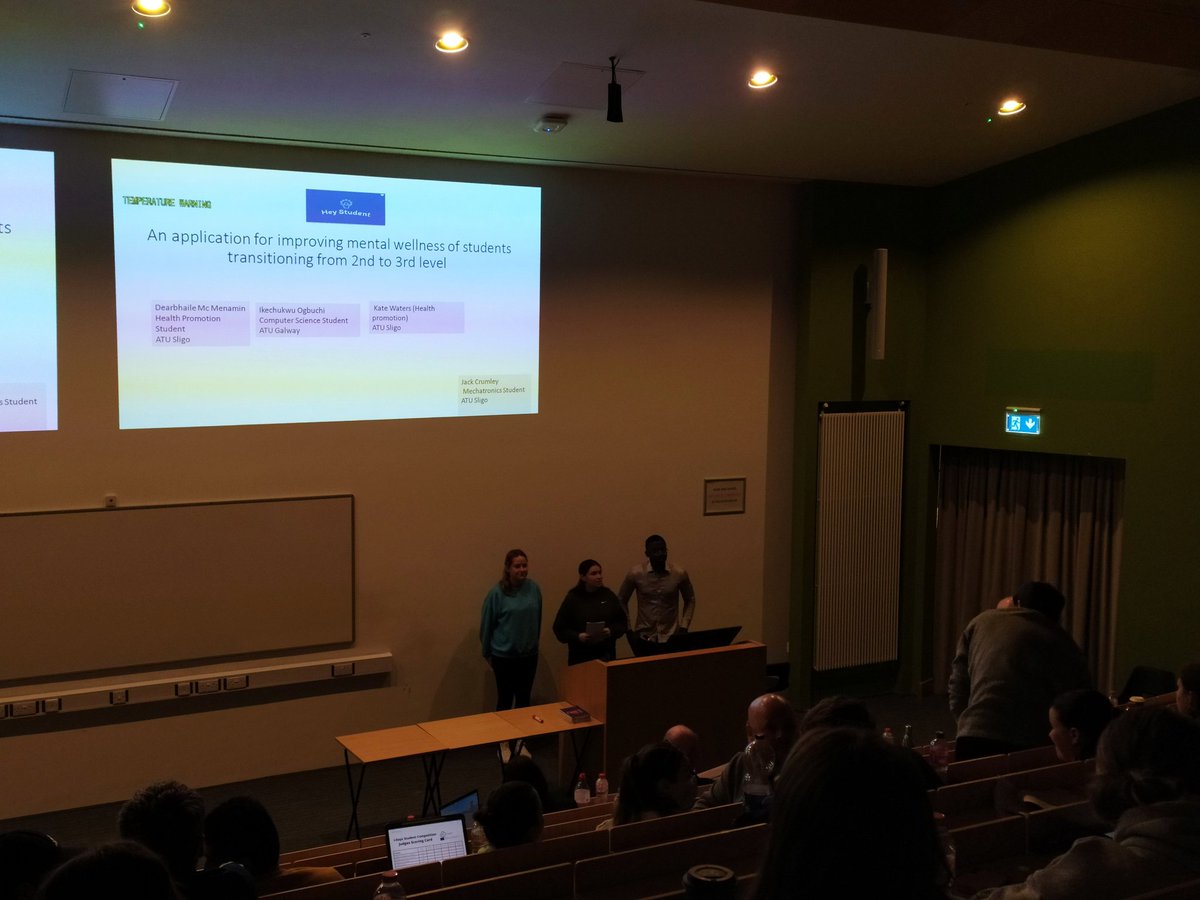 GMITihubs's tweet photo. Team 5 app helps build resilience to cope with the challenges in transitioning from secondarily to third level education. #Moodkit and #talkspace lookout. https://t.co/S6uQnbtnYS