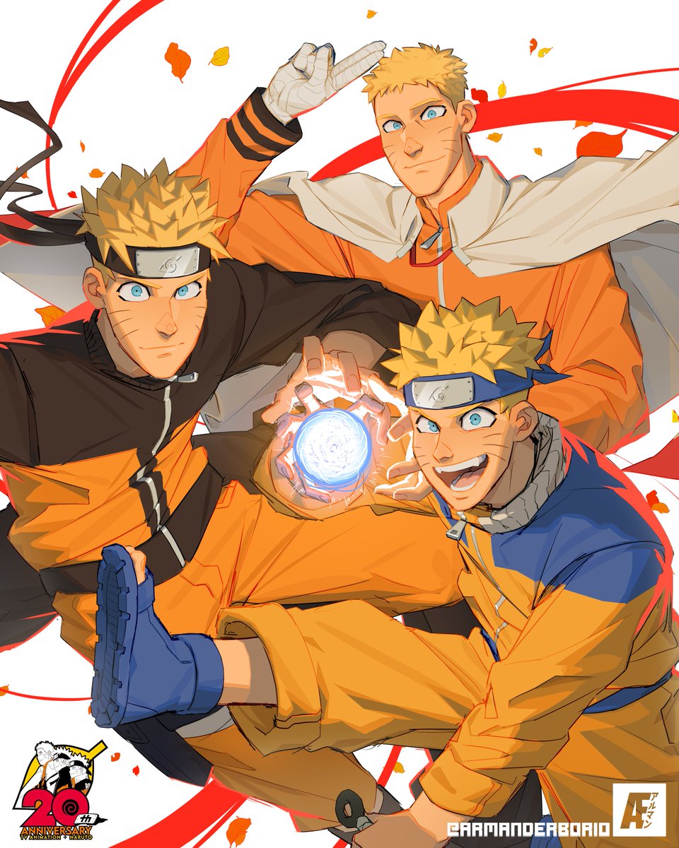 armanderborio's tweet photo. Illustration pour fêter les 20 ans de Naruto 🍥🍃

L'enfant que j'étais à l'époque serait fier ! https://t.co/nKG5HFtcyR