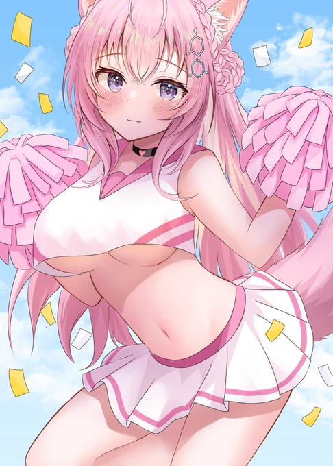 #あなたのぴんく色の作品を見せてくださいあおも描くけどピンクもよく描きます 