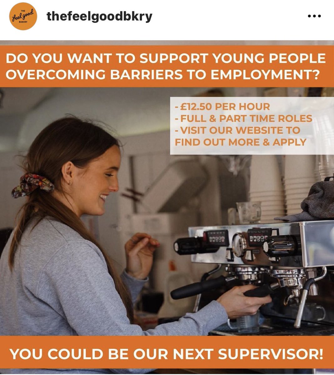 Full and Part time jobs available with <a href="/regenerate_ldn/">Regenerate London</a> <a href="/thefeelgoodbkry/">Feel Good London</a> supervising and supporting young people on our coffee carts. Please share #feelgood 

regenerate-london.org/open_position/…