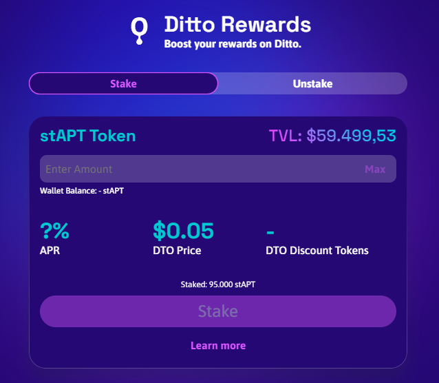 CryptoJuanr's tweet photo. @Ditto_Finance Ok now if I have realized that it appears below, thanks! https://t.co/MRYiNgPTs8