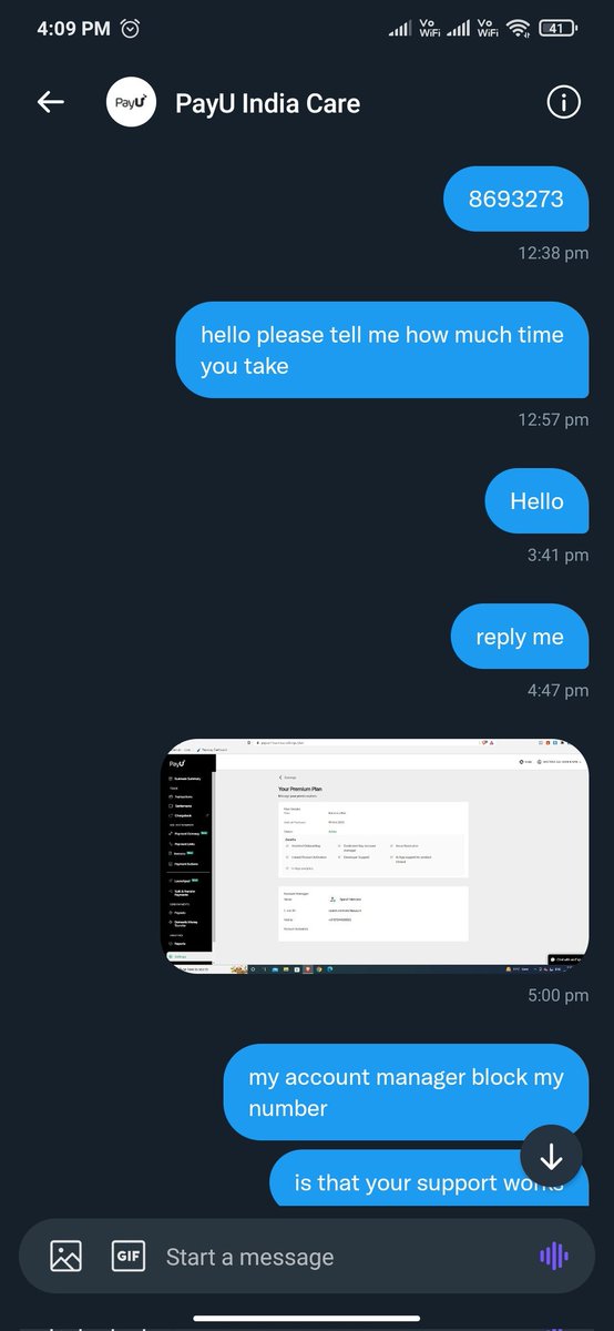 LackRule's tweet photo. @PayUindiaCare See. When you reply?  Tell me, today no one reach me then i will complain to @MahaCyber1 @Cyberdost @MumbaiPolice https://t.co/iv3kctgWLB