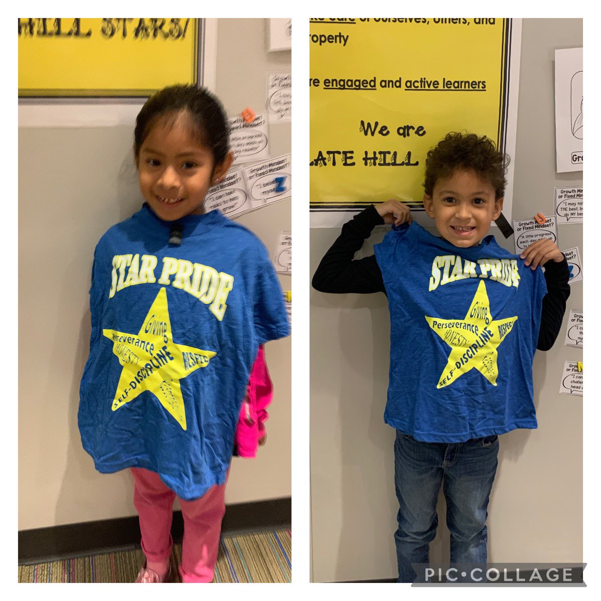 SlateHillStars's tweet photo. We are so proud of these Shining Star students and all of their positivity, kindness and engagement in their learning!#positivephonecallhome #theSlate⭐️ #itsworthit https://t.co/OuwxTMn8ck