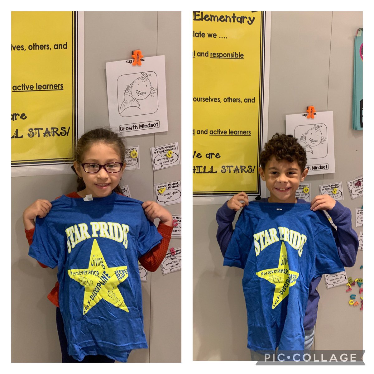 SlateHillStars's tweet photo. We are so proud of these Shining Star students and all of their positivity, kindness and engagement in their learning!#positivephonecallhome #theSlate⭐️ #itsworthit https://t.co/OuwxTMn8ck