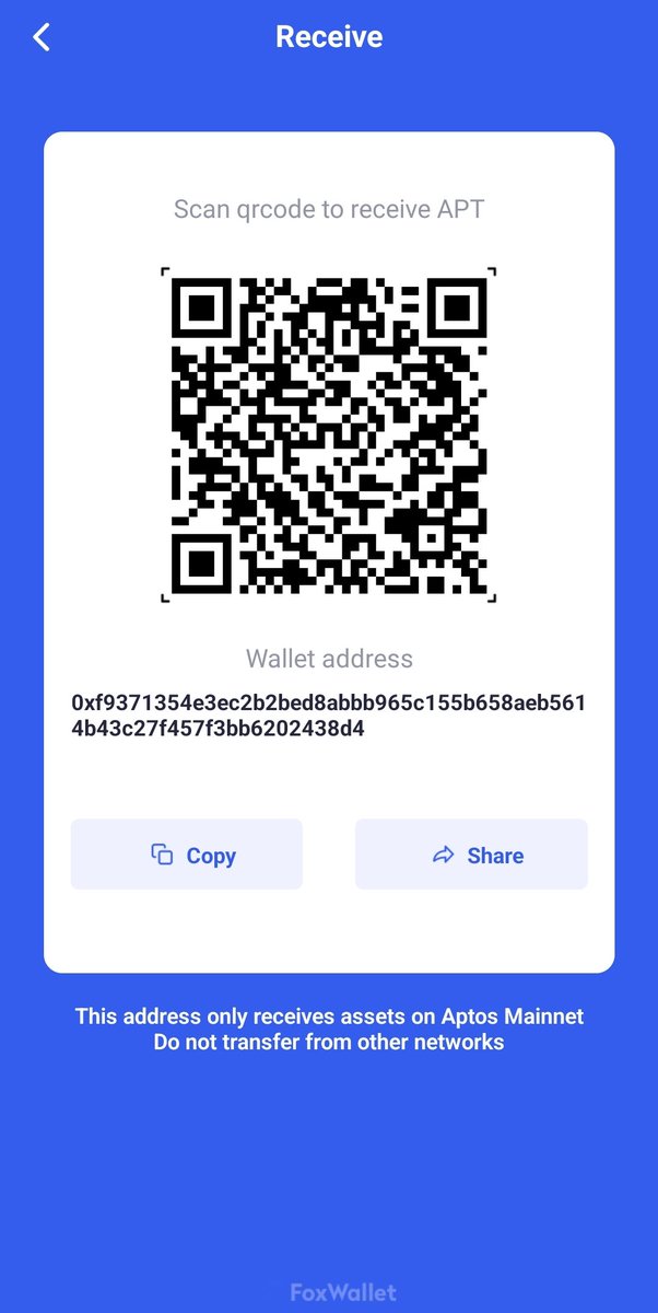 ZackF1621's tweet photo. @FoxWallet @AptosFoundation @AptosNews1 @aptos_news @AptosEcosystems @AptosNewsHQ This is definitely going to be HUGE!  as the team has been an inspiration in their innovative approaches towards achieving the project goals and visions , I am so glad to be part of this.

Address : 0xf9371354e3ec2b2bed8abbb965c155b658aeb5614b43c27f457f3bb6202438d4 https://t.co/YKPhu8D1Iu