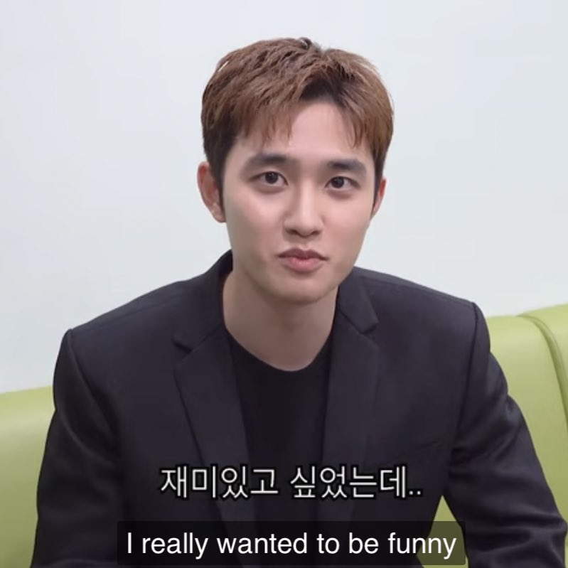 ksoosarchive's tweet photo. no cause kyungsoo apologizing is actually funny 😭😂 https://t.co/xbEaJBbcRt