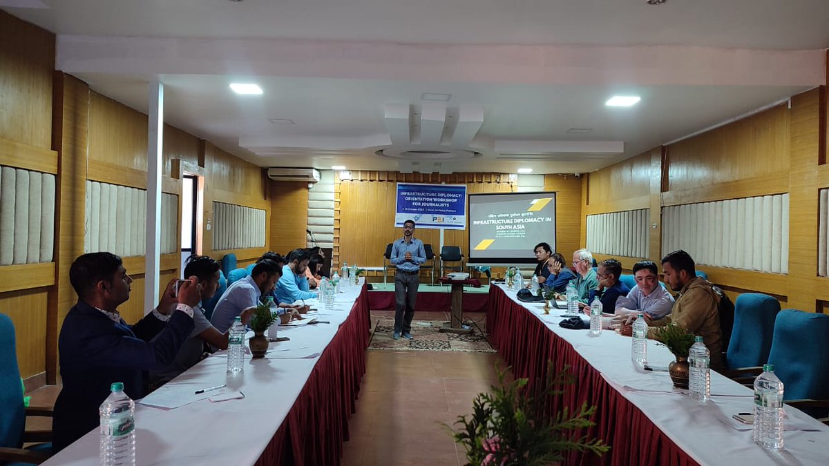 Tweet2PEI's tweet photo. Highlights from the Orientation Workshop for journalists happening @ Pokhara, organized by @sejon1998 with PEI's own Saurab Lama, along with @ruru_krishna & Kamal Pande.
#InfrastructureDiplomacy #Nepal https://t.co/aconzjpwYr