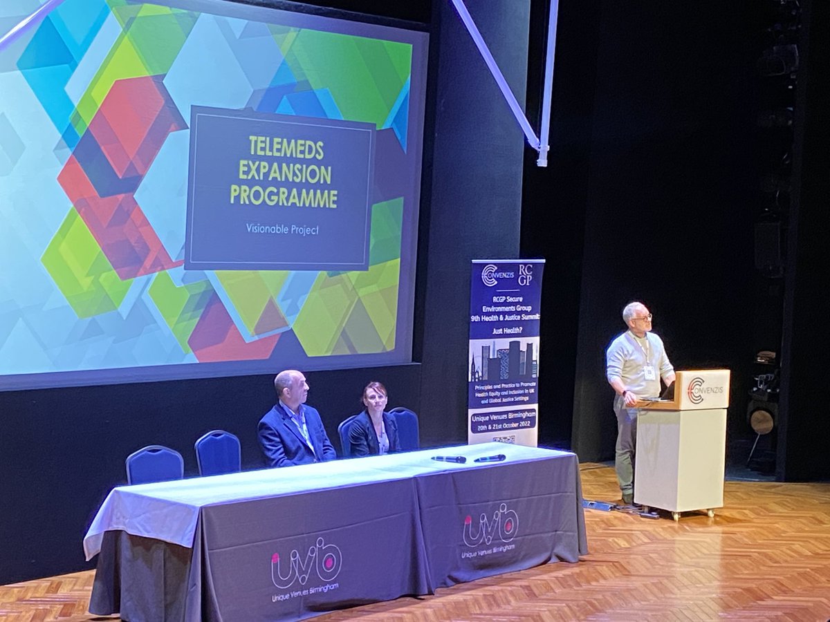 CooperDhuny's tweet photo. ⁦@mikewheatley1⁩ presenting on tele-meds expansion within our prisons. https://t.co/wD9zJI3c5s