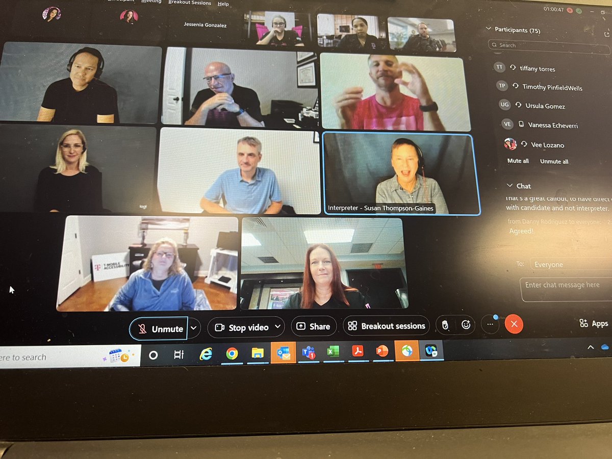 What a great experience hosting a call for the South Region to learn how to better connect with our deaf employees and customers. It was so impactful to hear their stories. Thank you to the FL South DEI team for helping put this together.