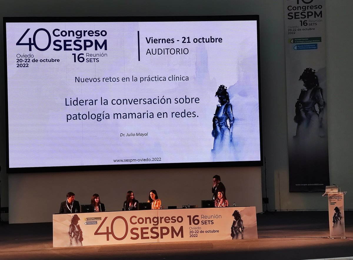 OAparicio_77's tweet photo. Always learning... Today SocialMedia by @juliomayol 40 Congreso SESPM @parctauli  @sespm @taulisurgery @txellmedarde @OAparicio_77 #some4breast #some4surgery #bcsm https://t.co/PaC0f619jZ